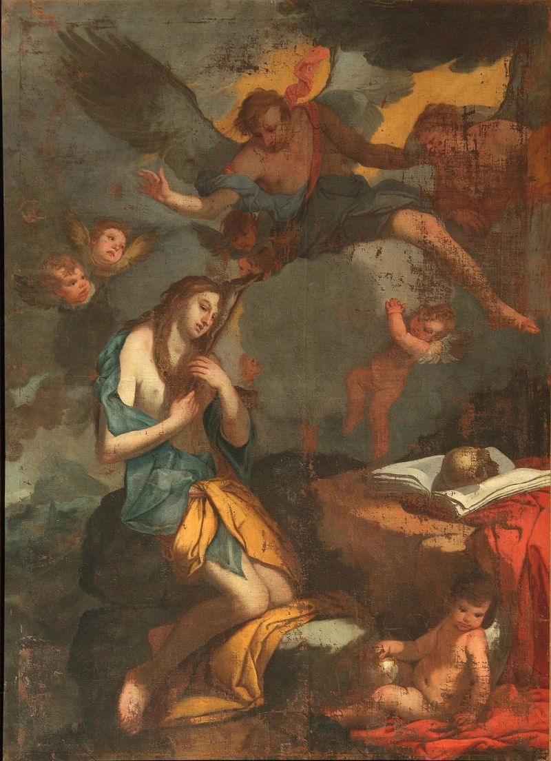 La Maddalena orante nel deserto